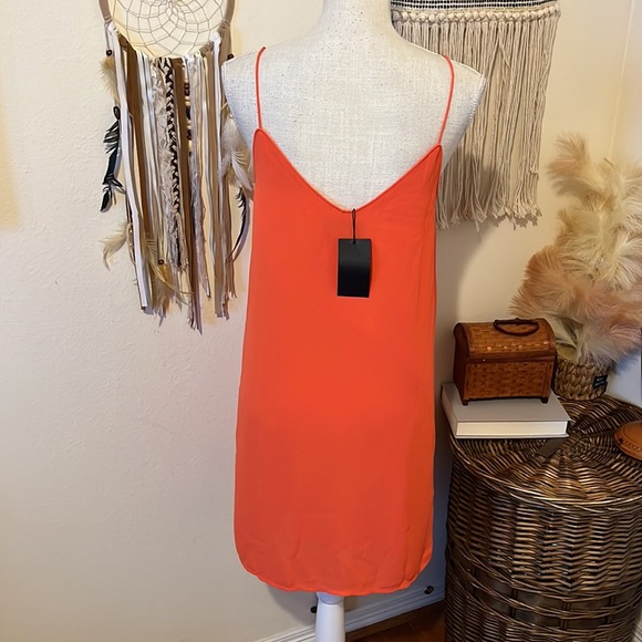 NWT - Coral Spaghetti Strap Mini Dress by Blaque Label/ Size Small - Picture 8 of 11
